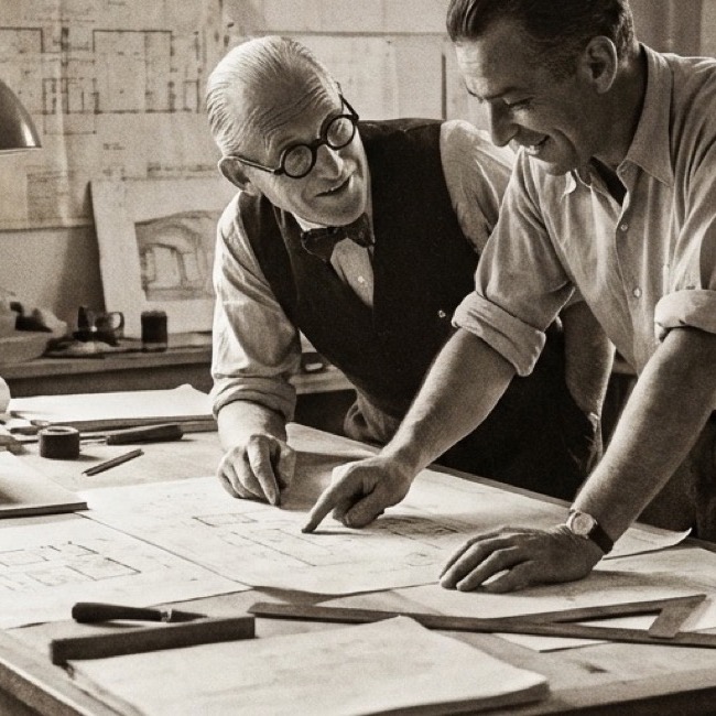 従弟ピエール・ジャンヌレ